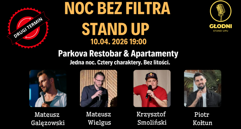 NOC BEZ FILTRA Stand up