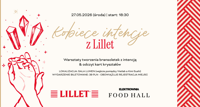 WARSZTATY KREATYWNE: KOBIECE INTENCJE Z LILLET | 27.05.