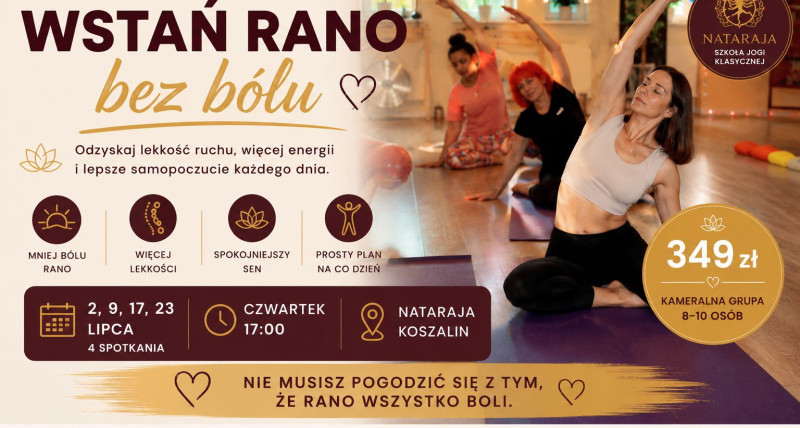 Wstań  rano bez bólu