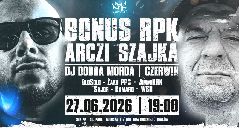 HIP-HOP NIGHT - BONUS RPK - ARCZI SZAJKA - I INNI