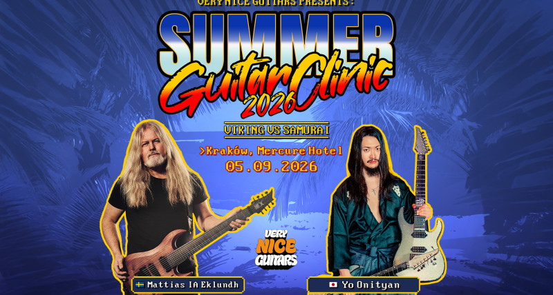 Summer Guitar Clinic 2026 - Viking vs Samurai - Kraków