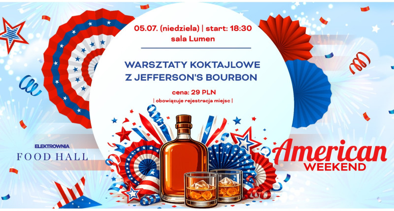 WARSZTATY KOKTAJLOWE Z JEFFERSON'S BOURBON | AMERICAN WEEKEND