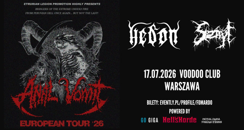 Anal Vomit / 17.07.26, Warszawa