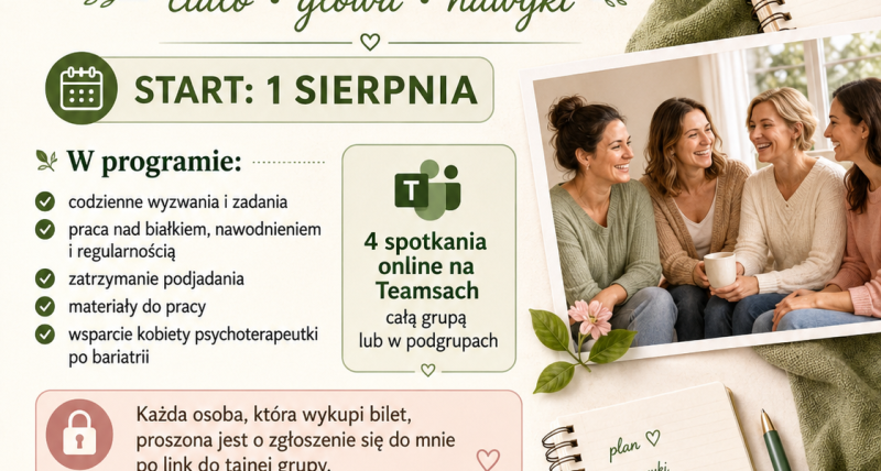28 Dniowa Metamorfoza po Bariatrii