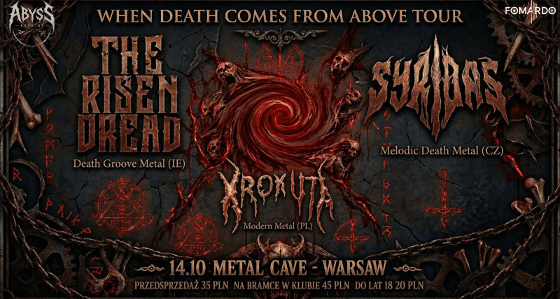 The Risen Dread & Syridas / 14.10.26, Warszawa
