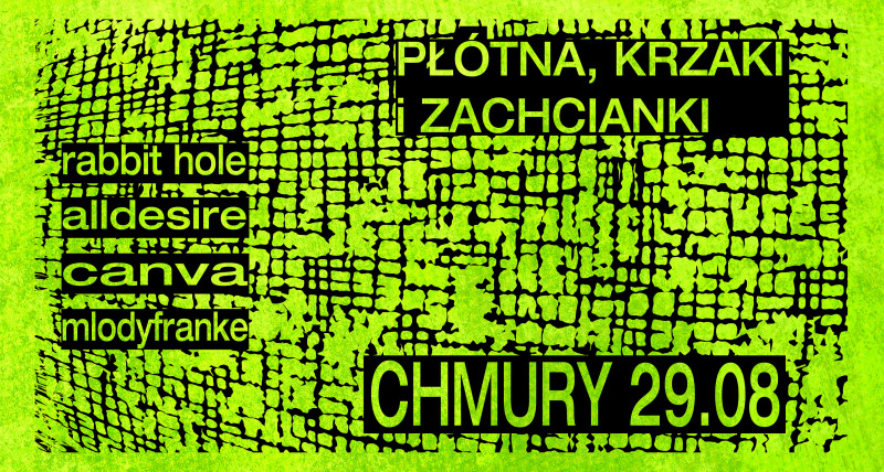 PŁÓTNA, KRZAKI i ZACHCIANKI | 29.08 | CHMURY