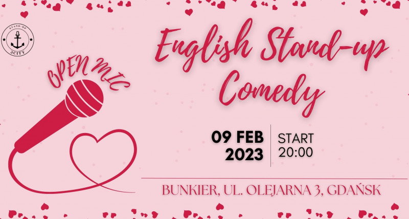English Stand-up Comedy // Open Mic // Valentines! 💕