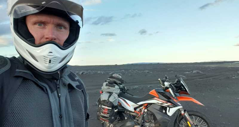 Samodzielna wyprawa na motocyklu po dzikiej części Islandii
