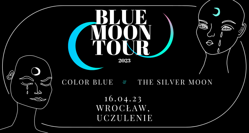 color blue & The Silver Moon | blue moon tour | Wrocław