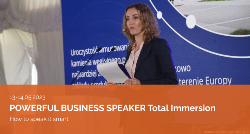 Powerful Business Speaker Total Immersion