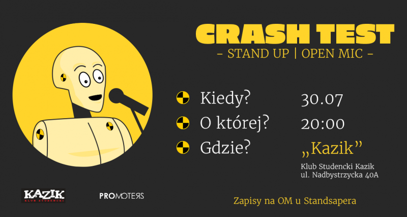 CRASH TEST w Lublinie - Stand Up | Open Mic