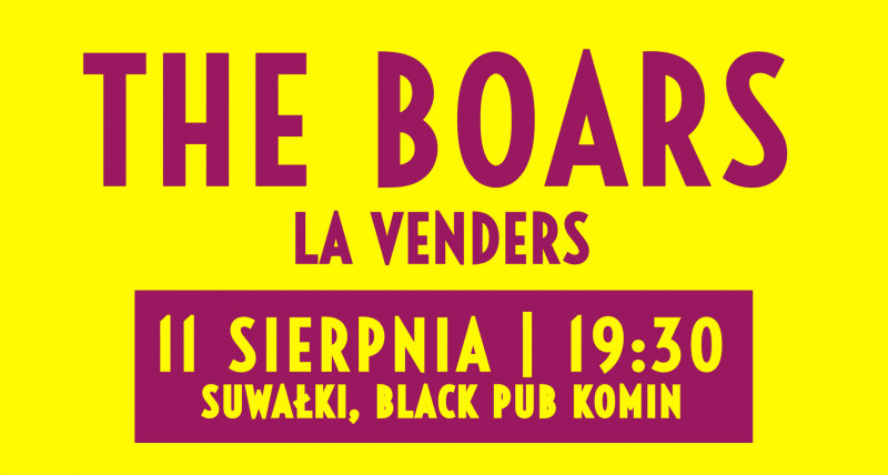 THE BOARS | SUWAŁKI | Black Pub Komin