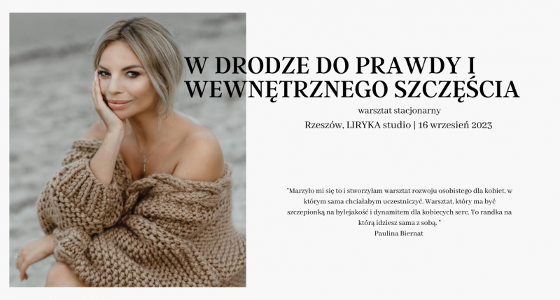 W drodze do prawdy i wewnętrznego szczęścia - Paulina Biernat