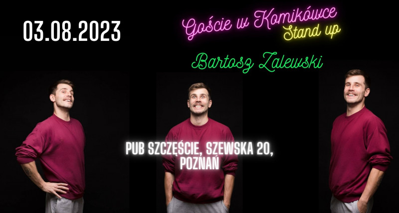 Goście w Komikówce: Bartosz Zalewski+ Darek Ratajczak + Open Mic