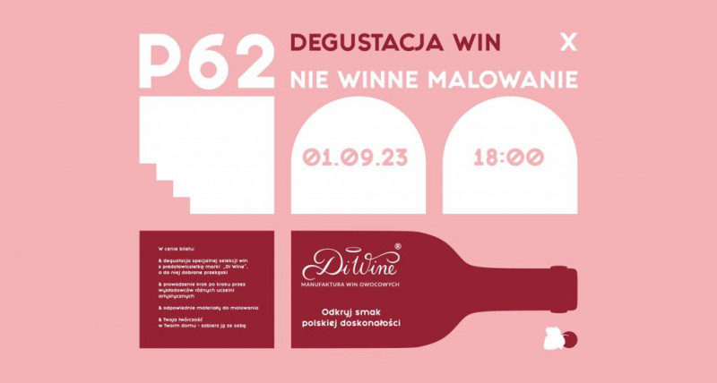 Niewinne malowanie i degustacja DiWine