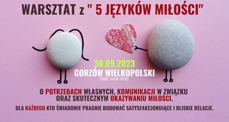 Warsztat z "5 JĘZYKÓW MIŁOŚCI".