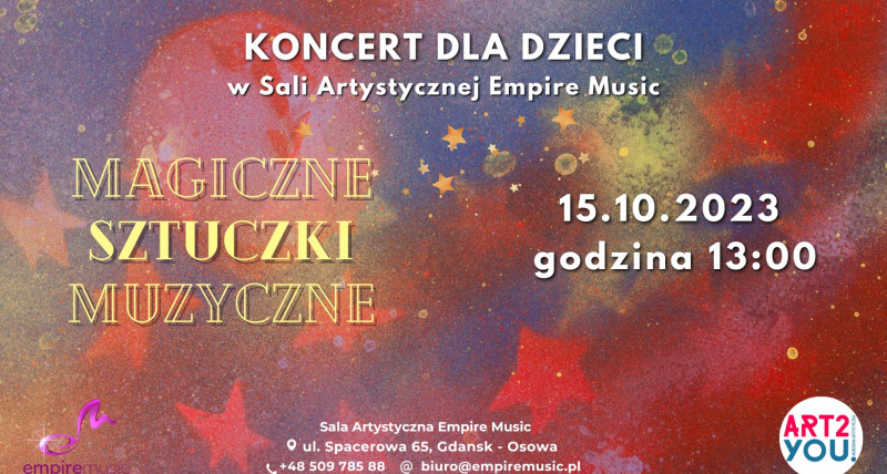Koncert dla dzieci - Magiczne Sztuczki