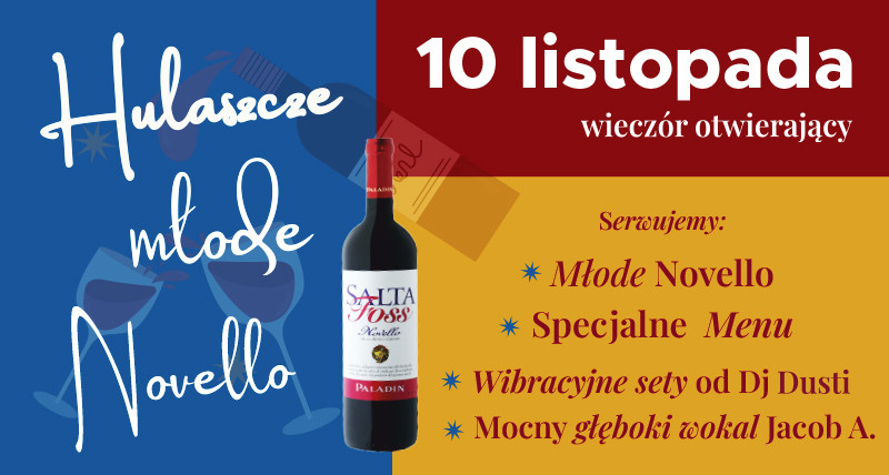 Wybierz Novello wieczór otwierający w piątek 10 listopada