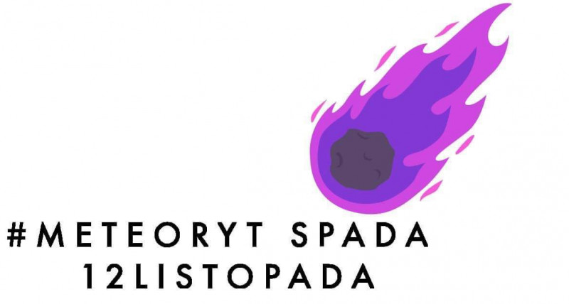 Meteoryt spada 12 listopada
