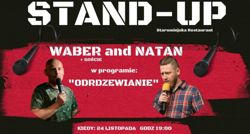 Stand-up Kwidzyn: Waber and Natan w programie ODRDZEWIANIE