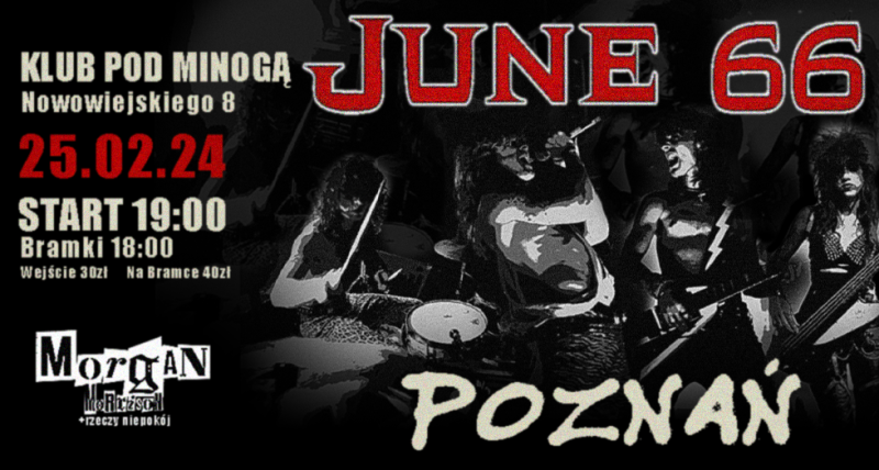 JUNE 66 TOUR x MORGAN MORRISON | POZNAŃ