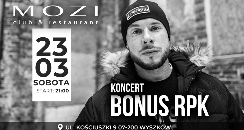 BONUS RPK w clubie MOZI