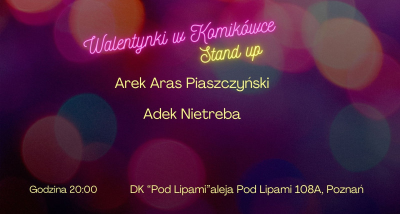 Komediowe Walentynki w DK "Pod Lipami"