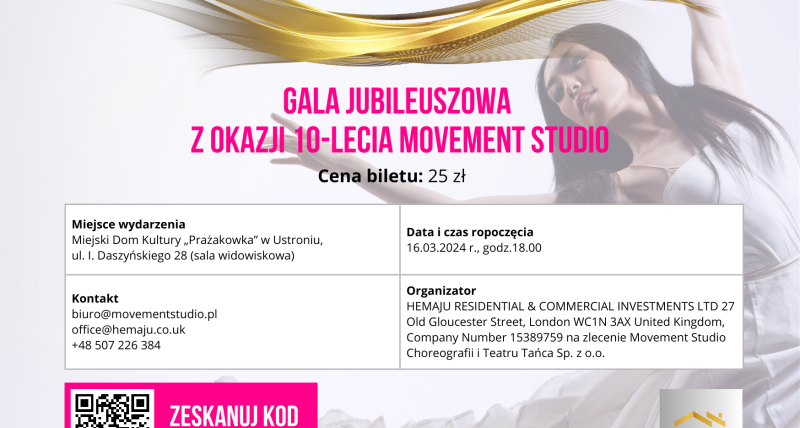 Movement Studio - Gala Jubileuszowa gdz. 18.00