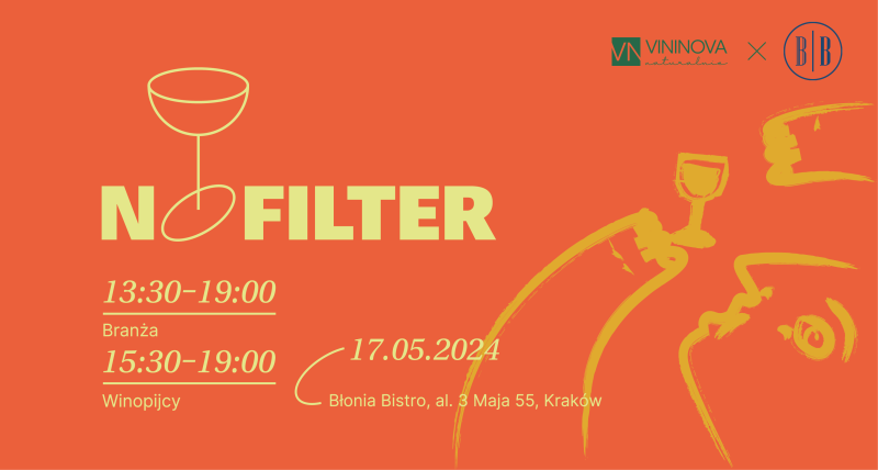 NO FILTER - wina naturalne na Błoniach