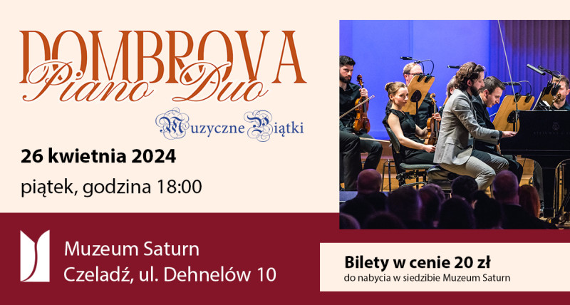 „W muzycznym kadrze” – koncert zespołu Dombrova Piano Duo