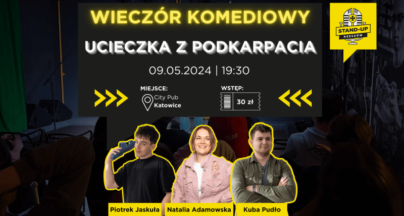 Kato Vice - Wieczór Komedii Stand-up: Ucieczka z Podkarpacia