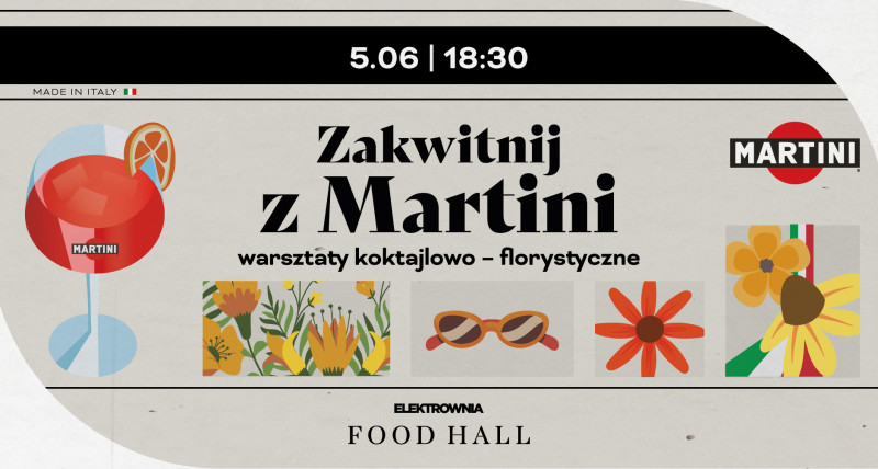 Zakwitnij z Martini - warsztaty koktajlowo-florystyczne