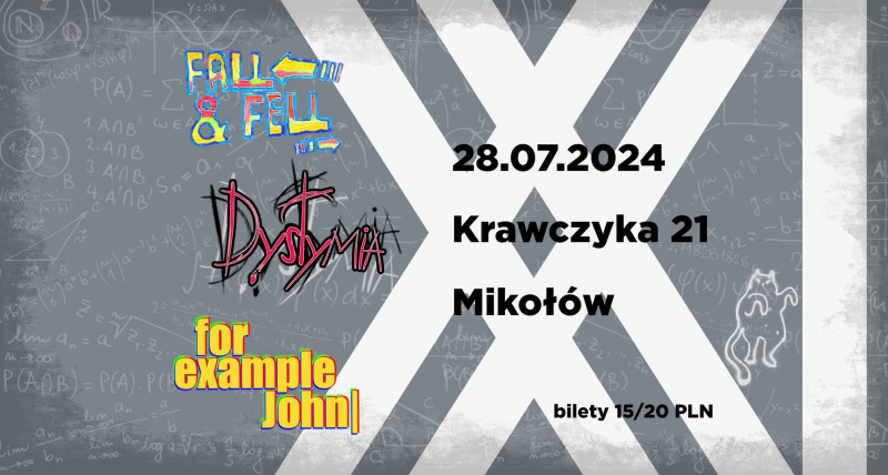 for example John + fall & fell + Dystymia - Mikołów