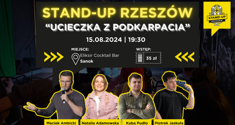 Sanok - Wieczór Komedii Stand-up: Ucieczka z Podkarpacia