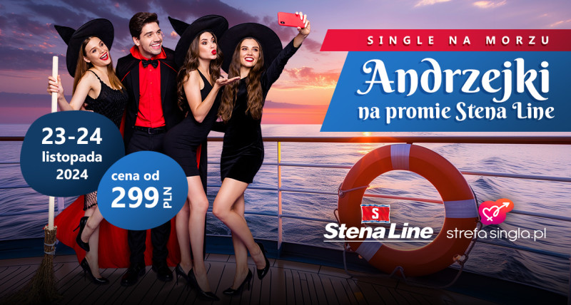 SINGLE na morzu: ANDRZEJKI na promie Stena Line