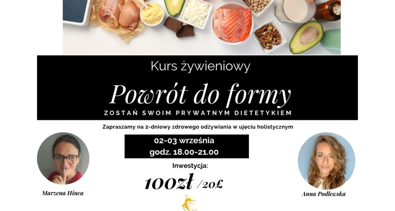 Kurs żywieniowy "Powrót do formy"