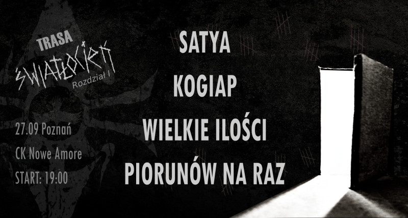 TRASA ŚWIATŁOCIEŃ - POZNAŃ - SATYA | KOGIAP | PIORUNY