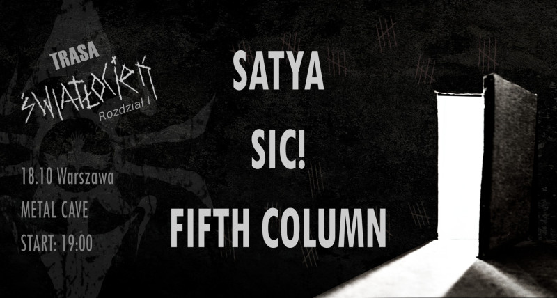 TRASA ŚWIATŁOCIEŃ - WARSZAWA - SATYA | SIC! | FIFTH COLUMN