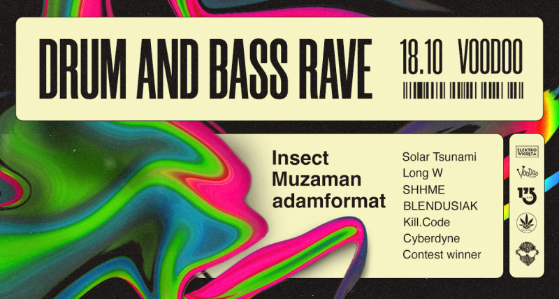 Drum and Bass Rave 18.10 Voodoo