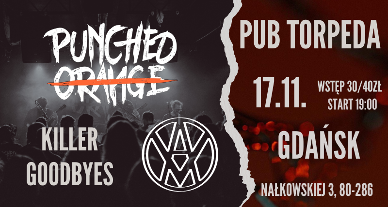 KONCERT PUNCHED ORANGE | VIOLET AMBULANCE | KILLER GOODBYES