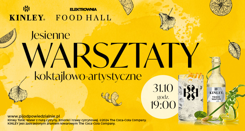 Jesienne warsztaty koktajlowo-artystyczne I Food Hall Powiśle