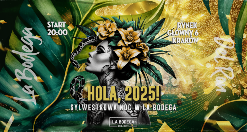 ✨ Hola, 2025! | Sylwestrowa noc w La Bodega ✨