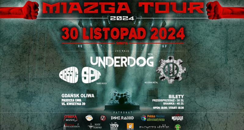 MIAZGA TOUR 2024 ➧ STEAMACHINE ☢︎ UNDERDOG ☢︎ CLASSIC SPLIT