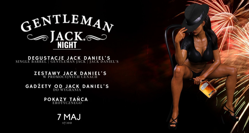 Gentleman Jack Night & Burleska erotic dance show