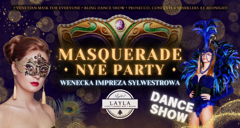 MASKERADA / SYLWESTER / NEW YEAR'S EVE MASQUERADE PARTY