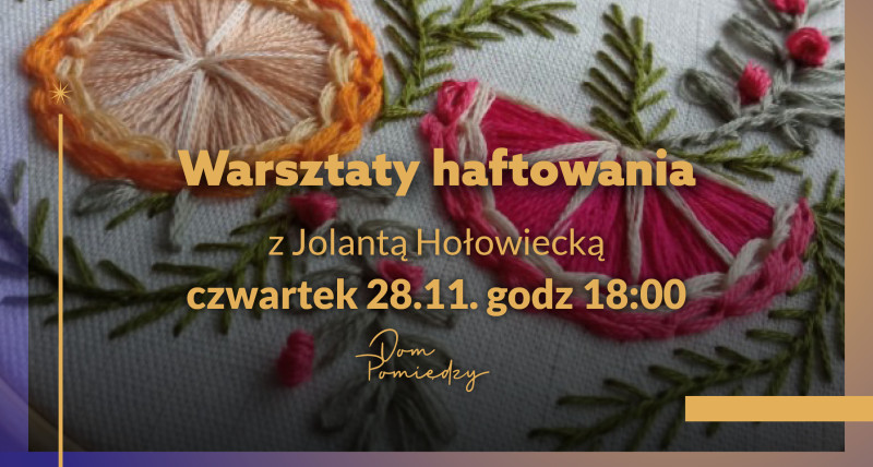 Warsztaty haftowania