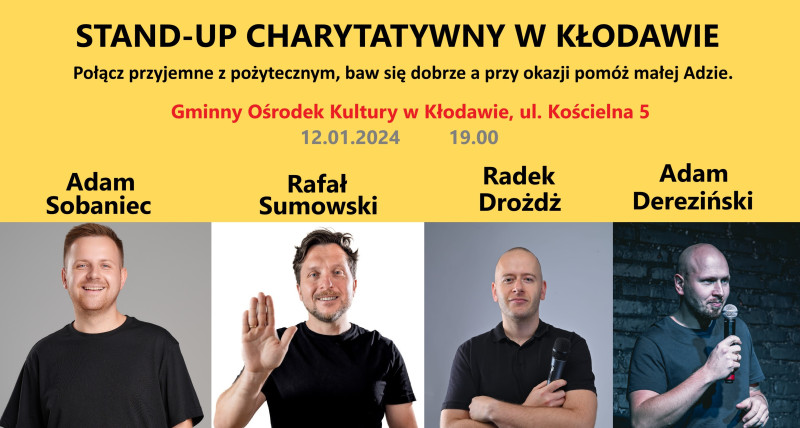 STAND-UP CHARYTATYWNY W KŁODAWIE