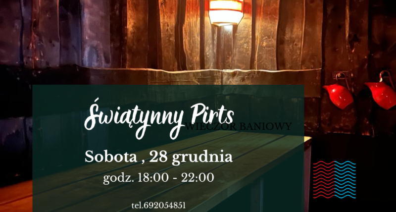 Świątynny Pirts - wieczór baniowy 28.12