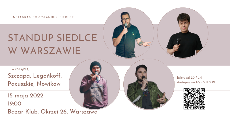 STAND UP SIEDLCE W WARSZAWIE - BAZAR KLUB