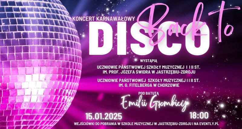 Koncert karnawałowy Back to Disco